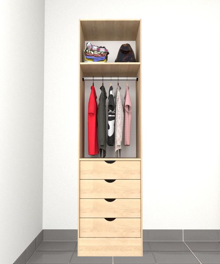 MAGIC 3DRW ORGANIZER 125H WARDROBE