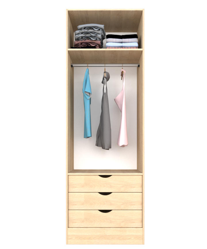 MAGIC 3DRW ORGANIZER 125H WARDROBE
