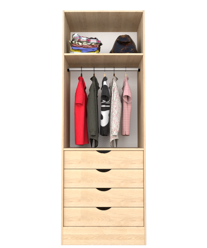MAGIC 3DRW ORGANIZER 125H WARDROBE