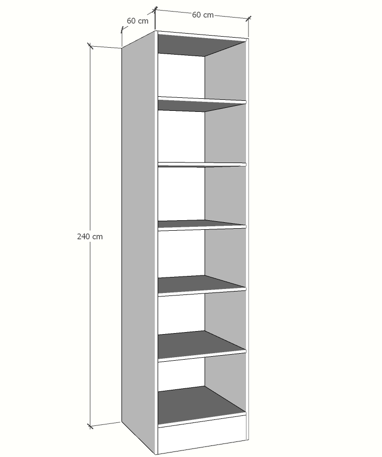MAGIC 5S SINGLE WARDROBE