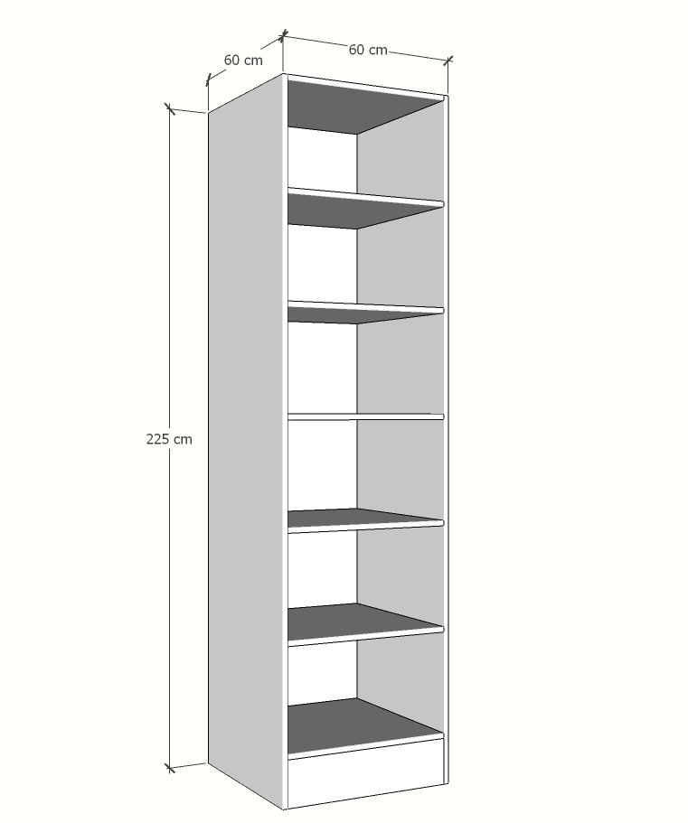 MAGIC 5S SINGLE WARDROBE