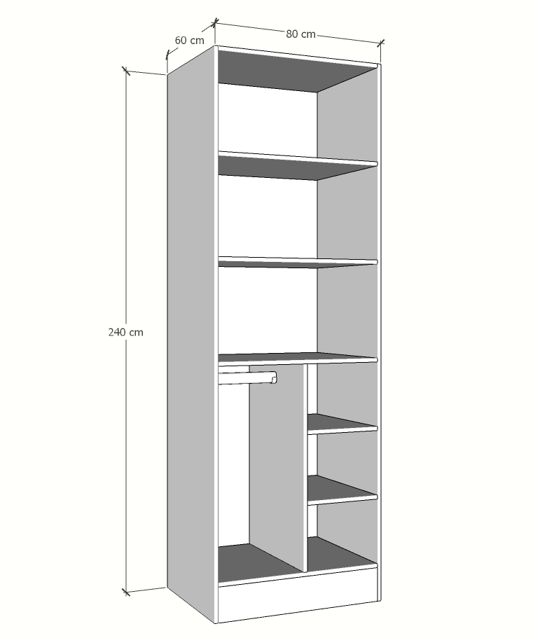 MAGIC 90 2FS 2S WARDROBE