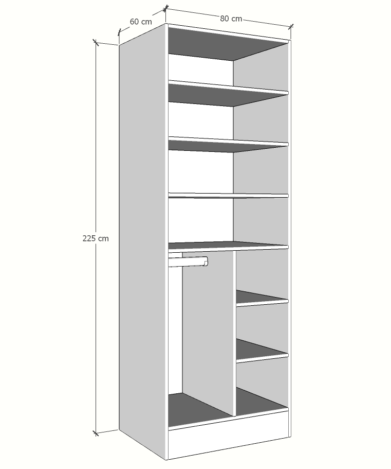 MAGIC 90 2FS 3S WARDROBE