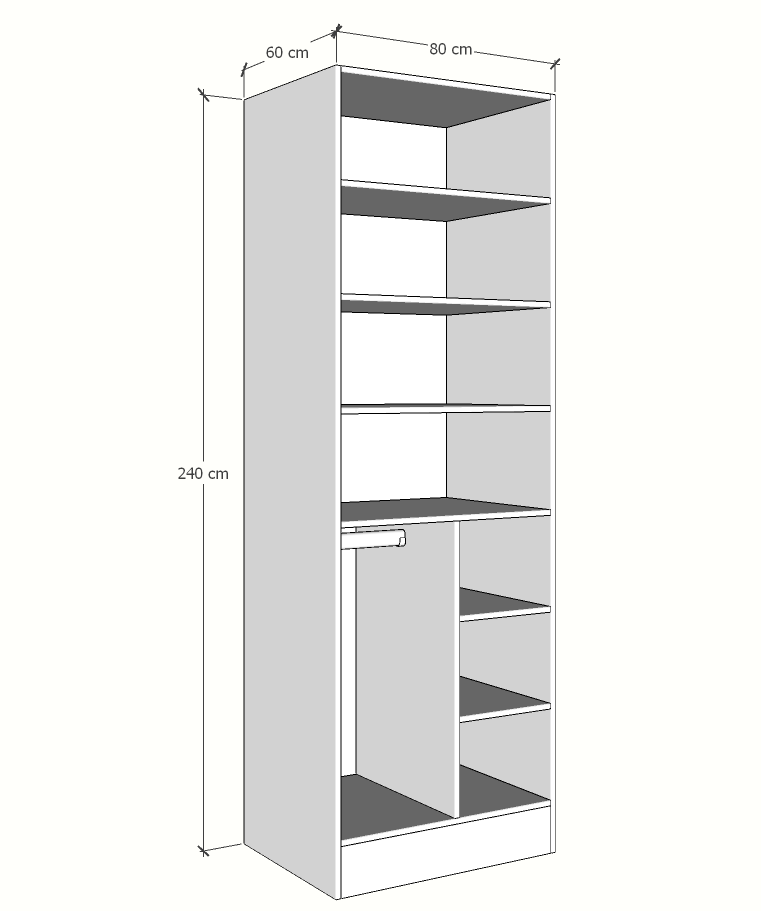MAGIC 90 2FS 3S WARDROBE