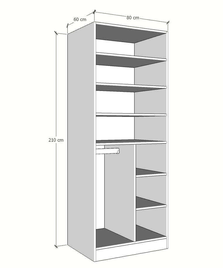 MAGIC 90 2FS 3S WARDROBE