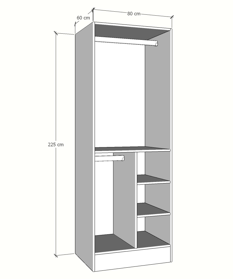 MAGIC 90 2FS H WARDROBE
