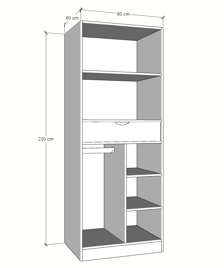 MAGIC 90 2FS ORGANIZER 1S WARDROBE