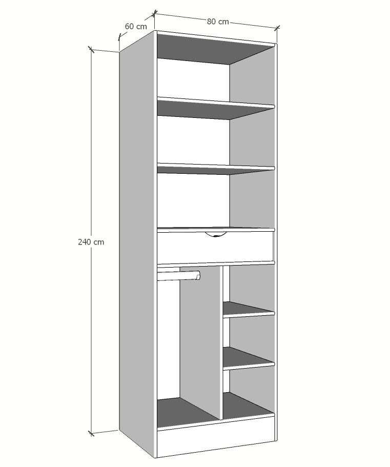 MAGIC 90 2FS ORGANIZER 2S WARDROBE