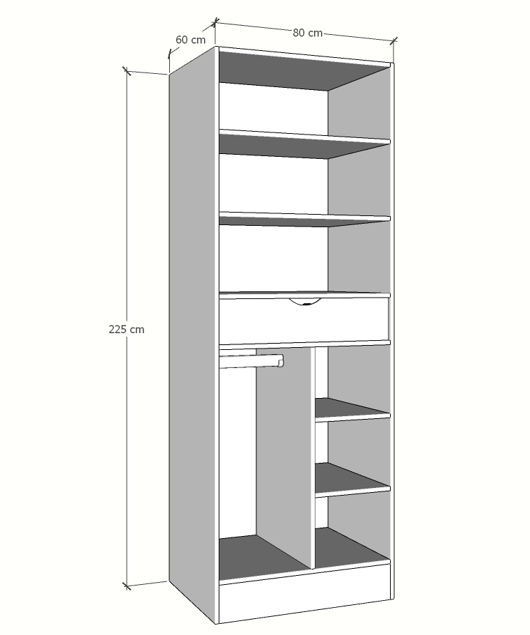 MAGIC 90 2FS ORGANIZER 2S WARDROBE