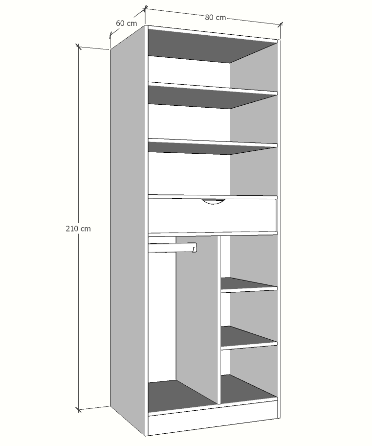 MAGIC 90 2FS ORGANIZER 2S WARDROBE