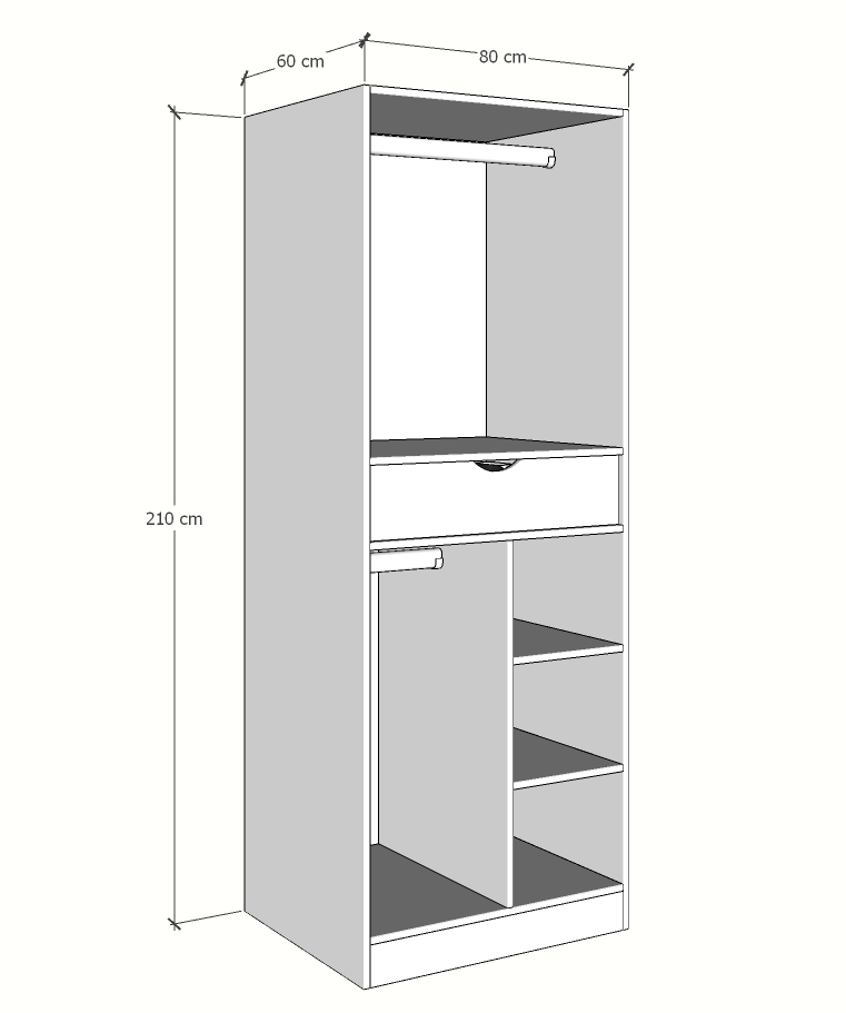 MAGIC 90 2FS ORGANIZER H WARDROBE