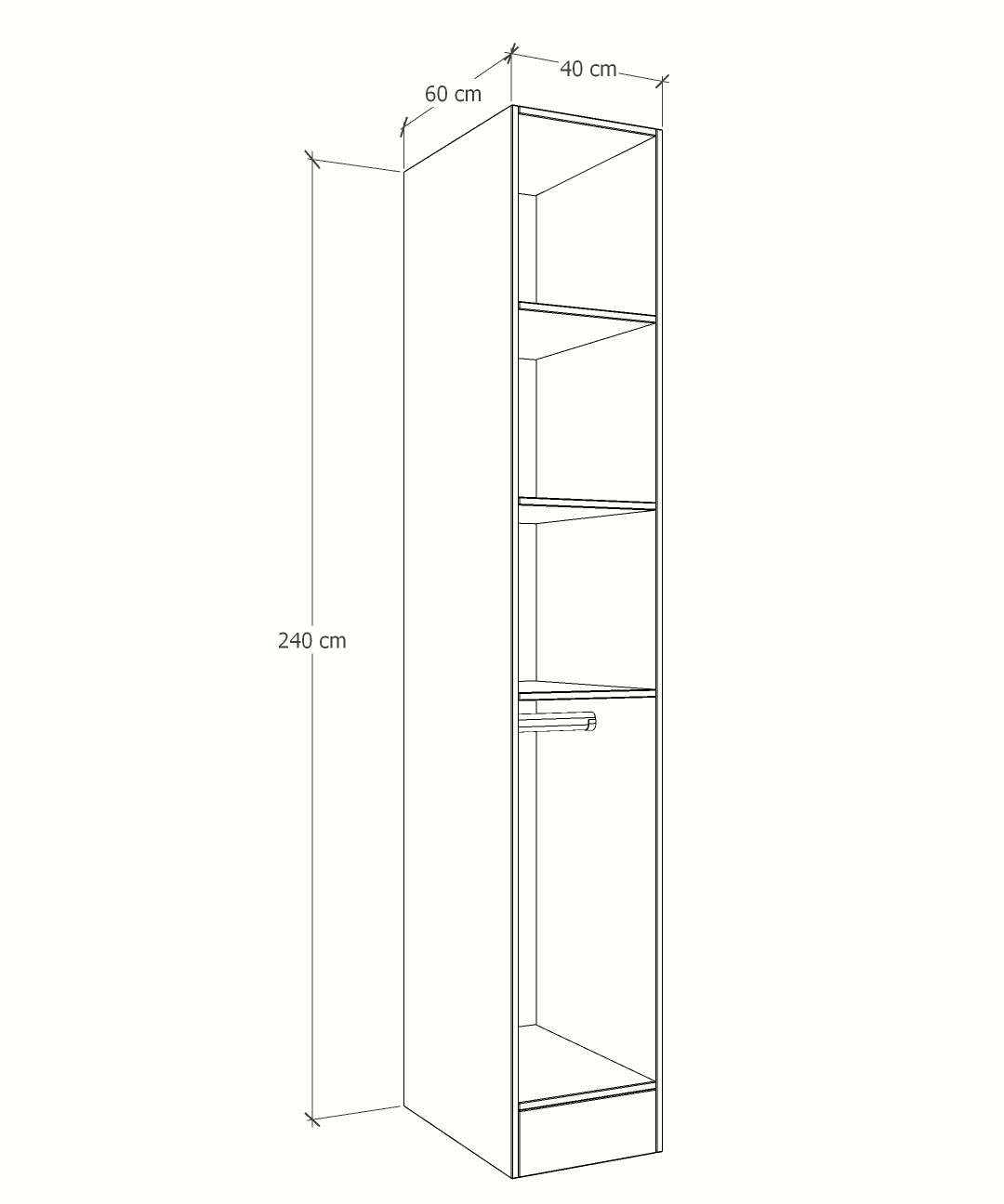 MAGIC 90H 2S WARDROBE