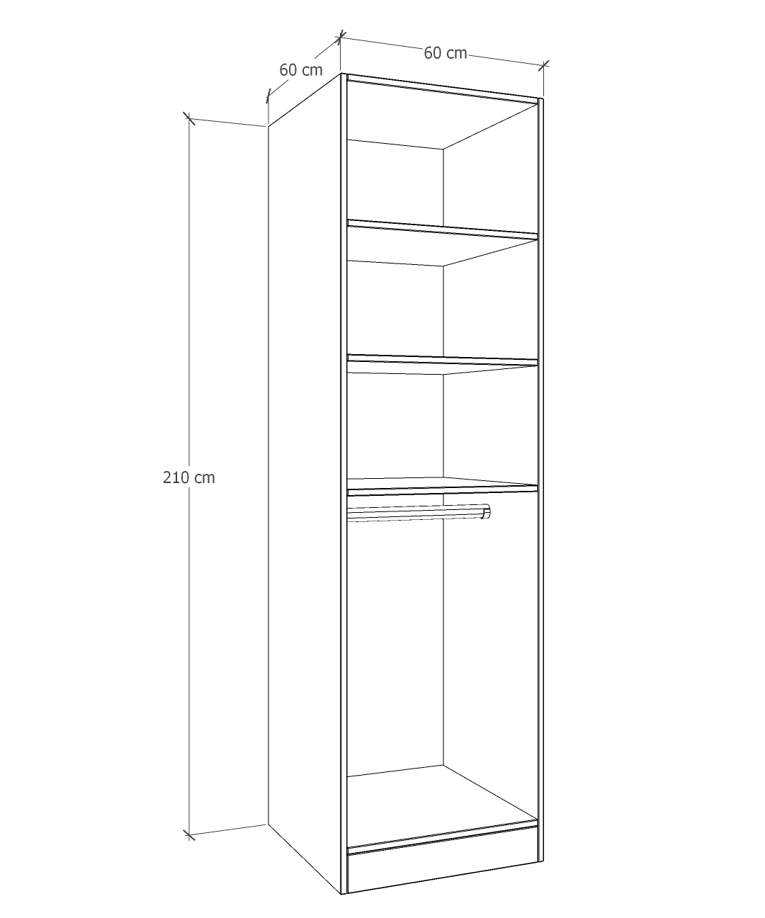 MAGIC 90H 2S WARDROBE