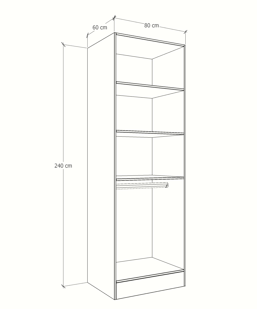 MAGIC 90H 2S WARDROBE