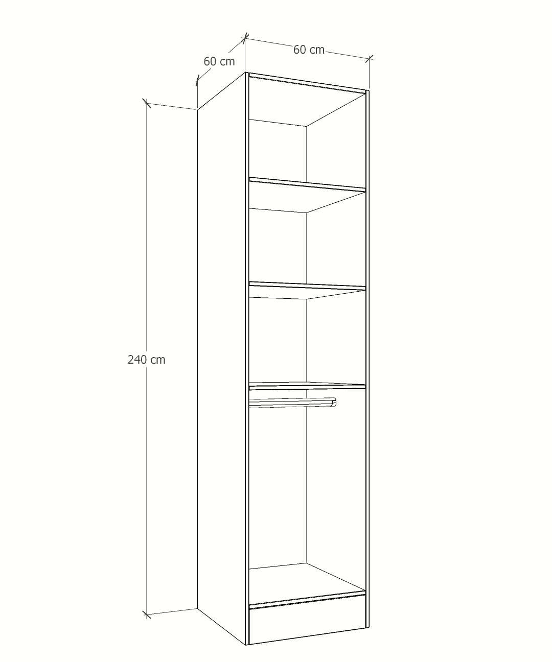 MAGIC 90H 2S WARDROBE