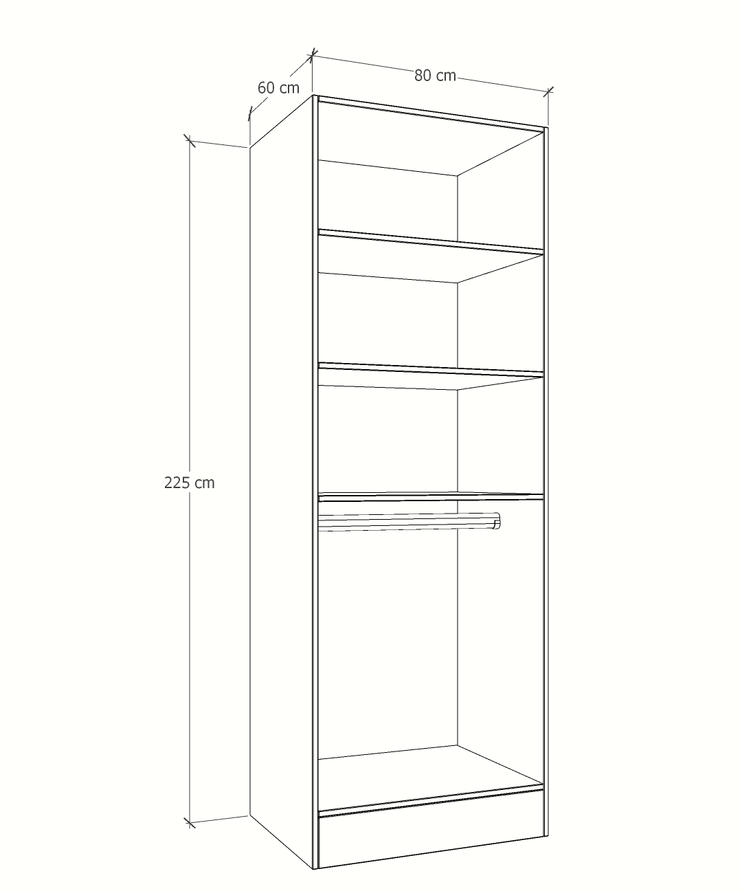 MAGIC 90H 2S WARDROBE