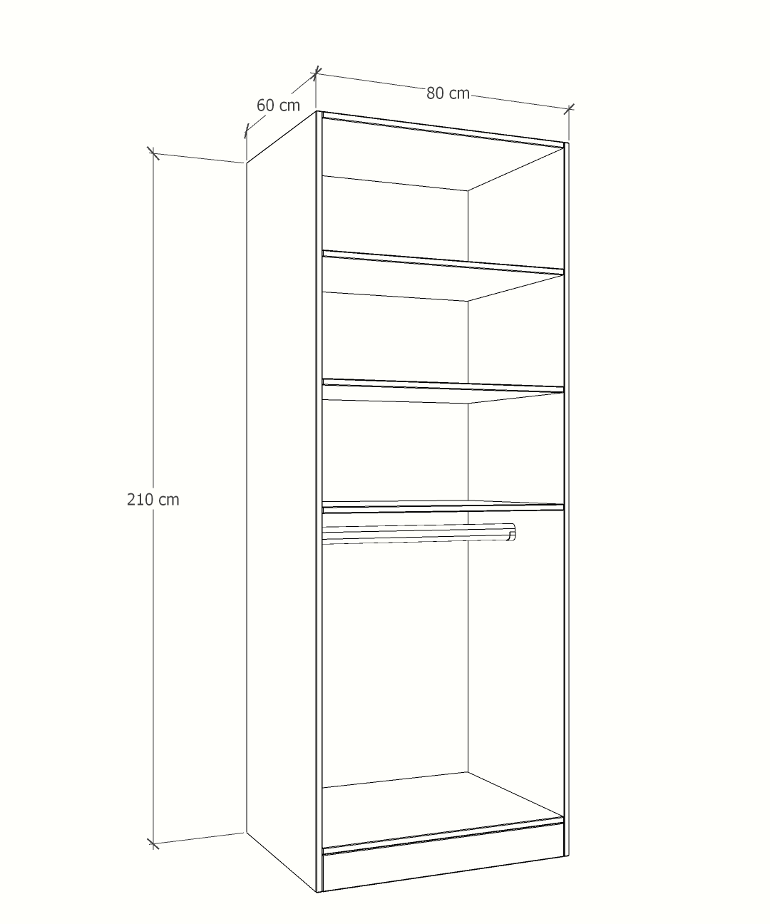 MAGIC 90H 2S WARDROBE