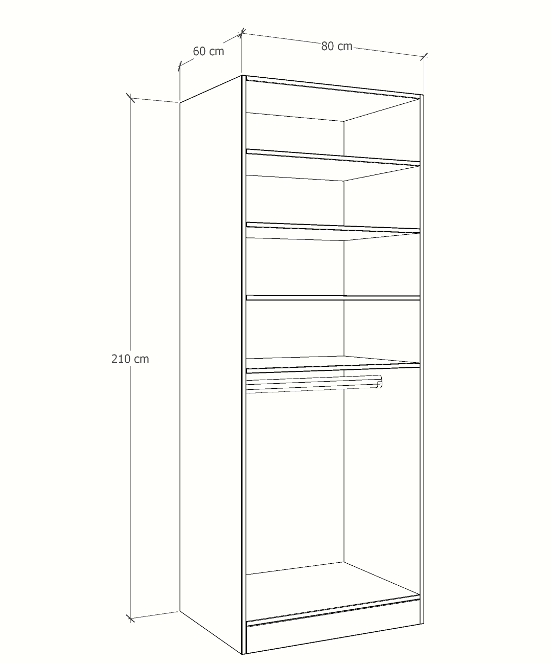 MAGIC 90H 3S WARDROBE