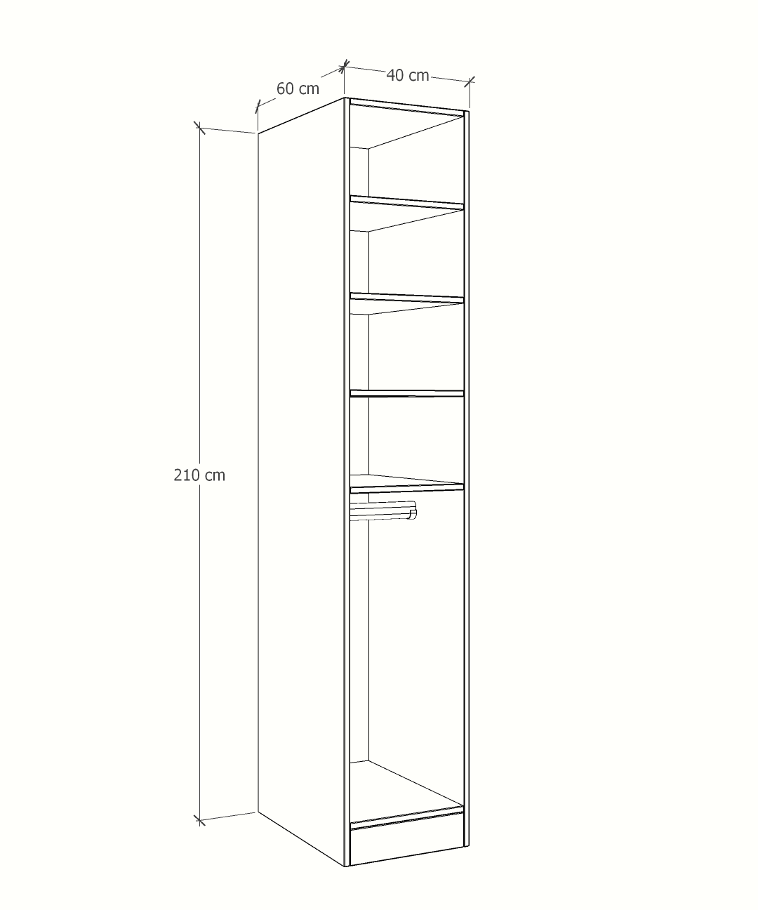 MAGIC 90H 3S WARDROBE