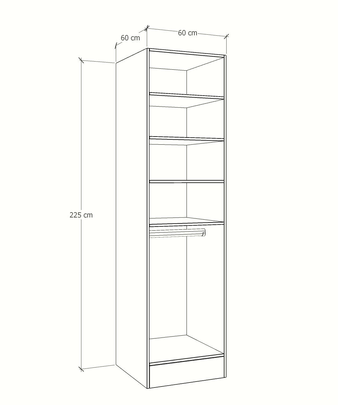 MAGIC 90H 3S WARDROBE
