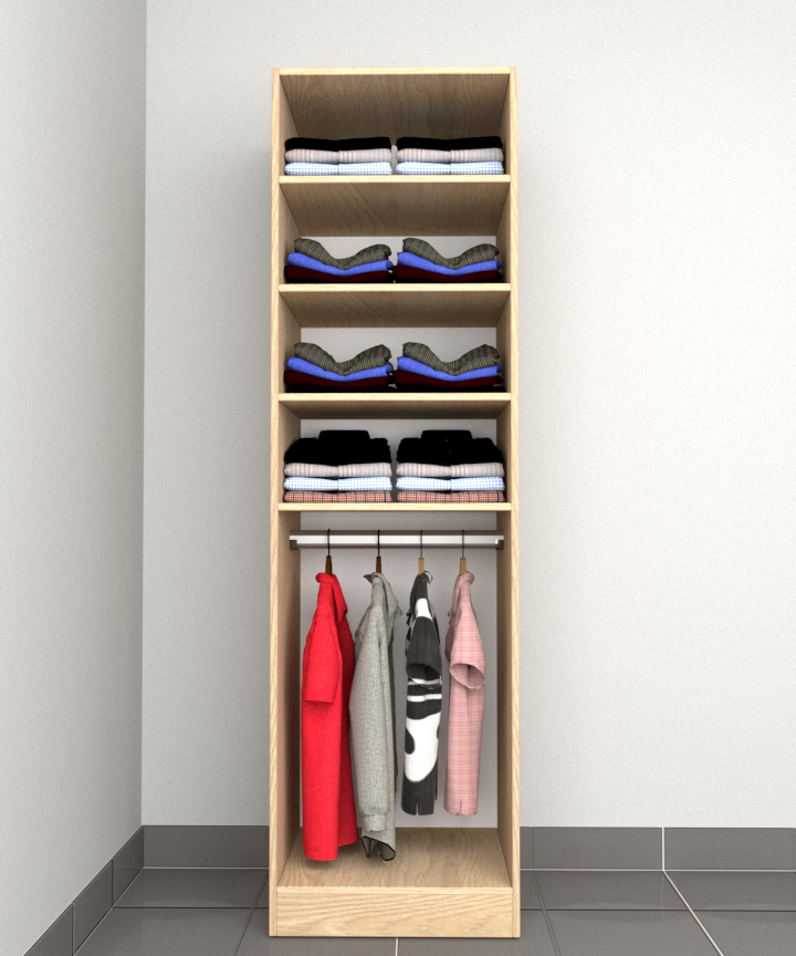 MAGIC 90H 3S WARDROBE