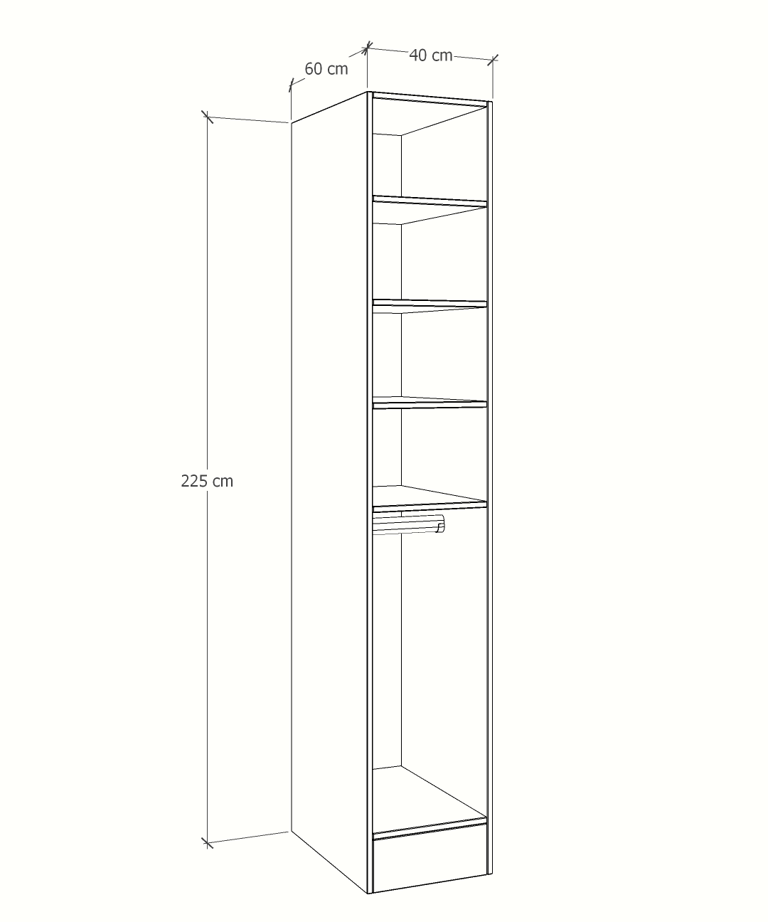 MAGIC 90H 3S WARDROBE