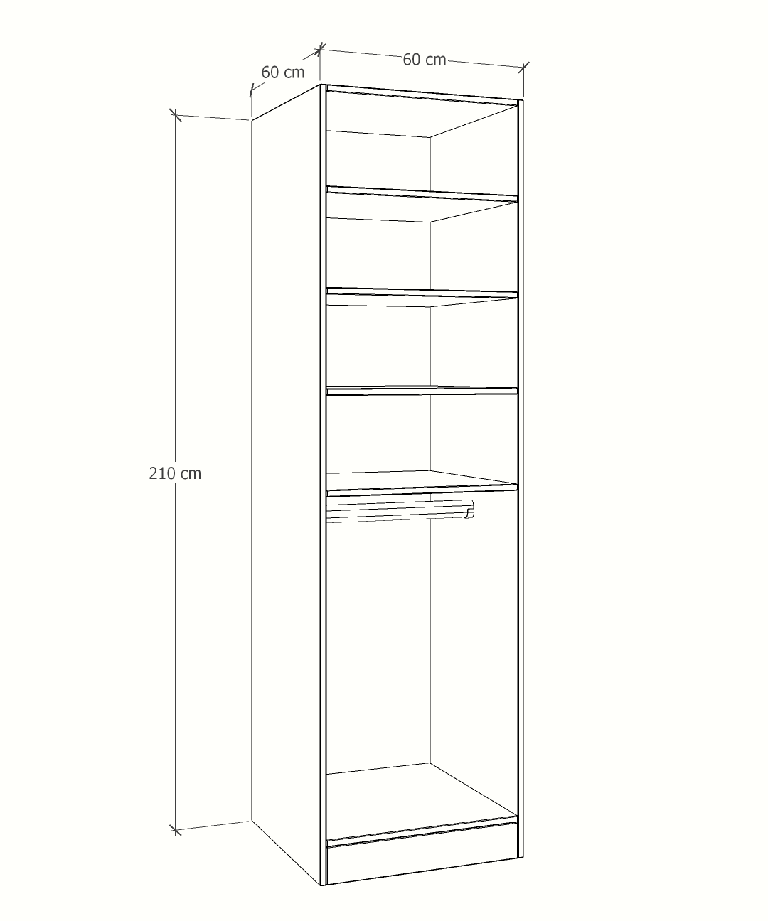 MAGIC 90H 3S WARDROBE