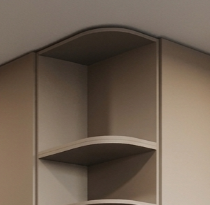 MAGIC CORNER DISPLAY ROUND WARDROBE