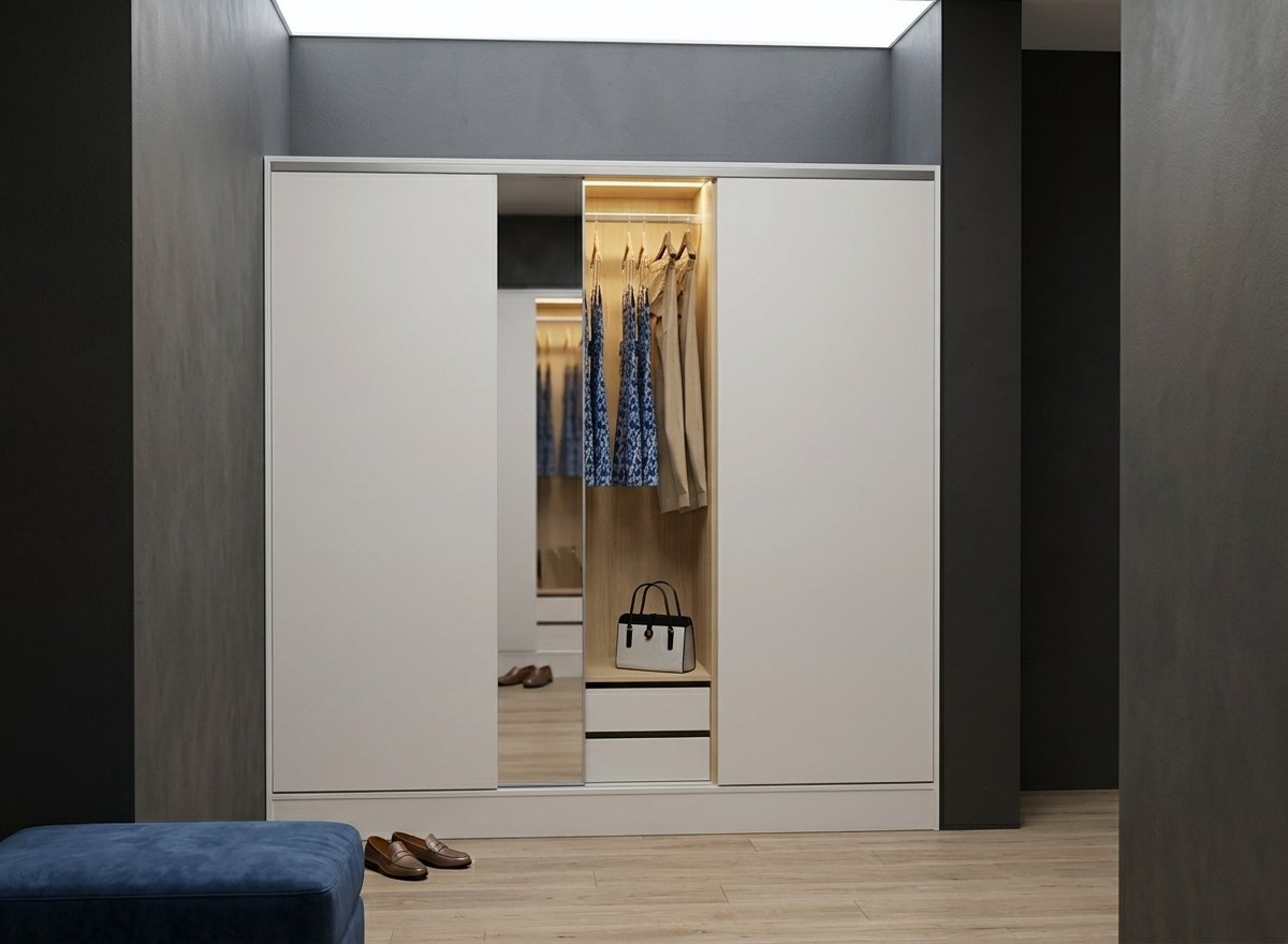 MANHATTAN 240x240 SLIDING DOOR WARDROBE