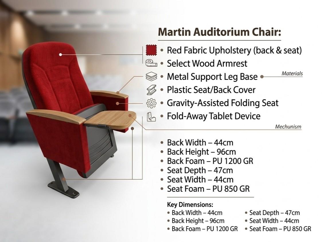 MARTIN AUDITORIUM CHAIR
