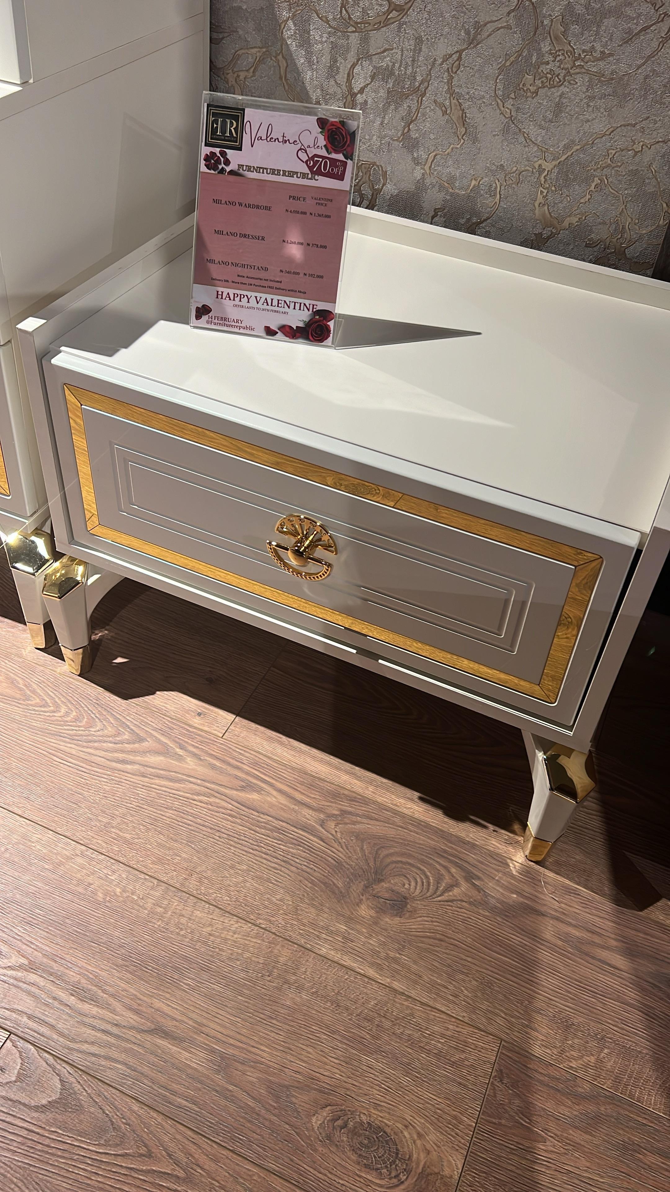 MILANO BEDROOM SET & WARDROBE