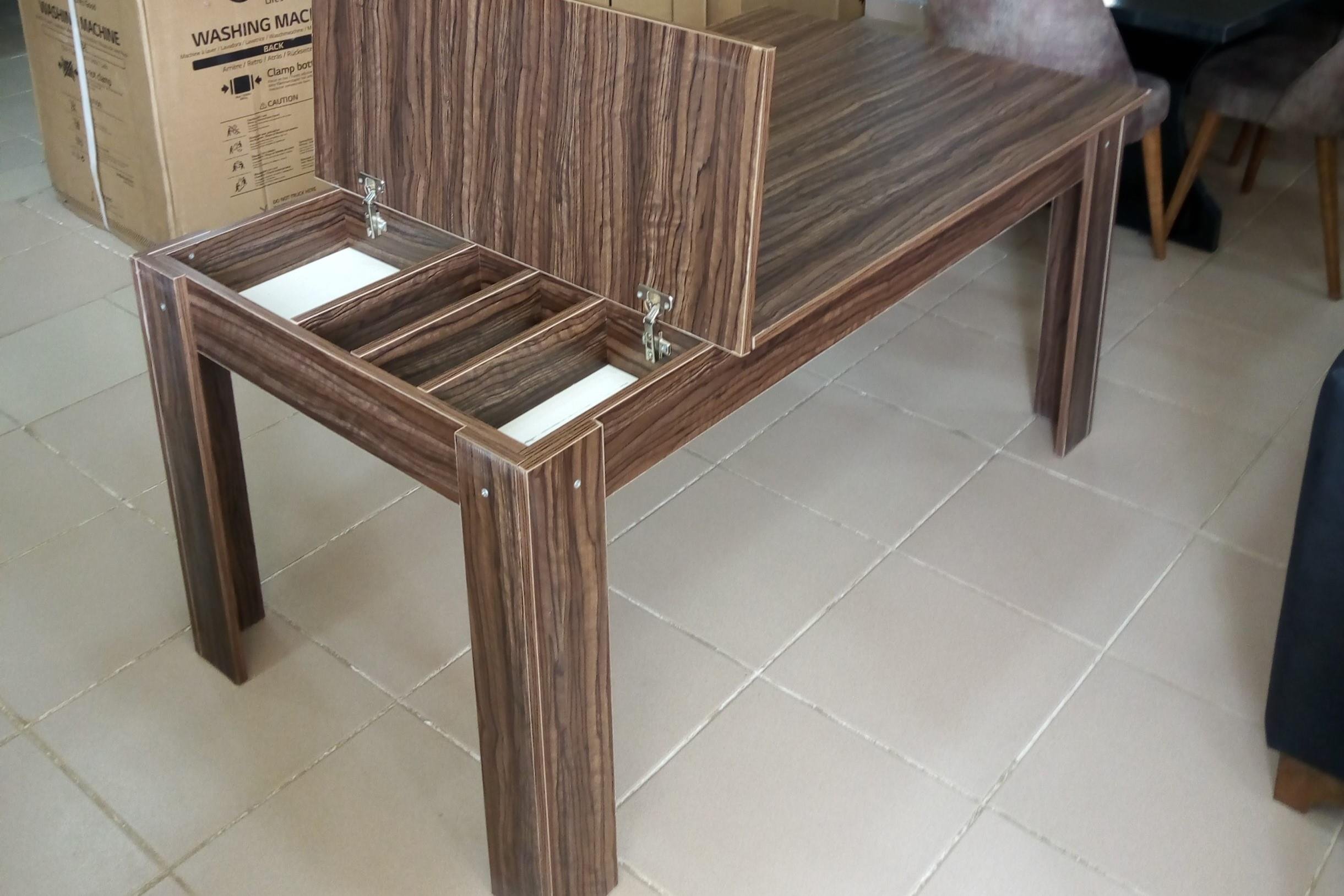 NUR LITE STORAGE DINING TABLE 160x90