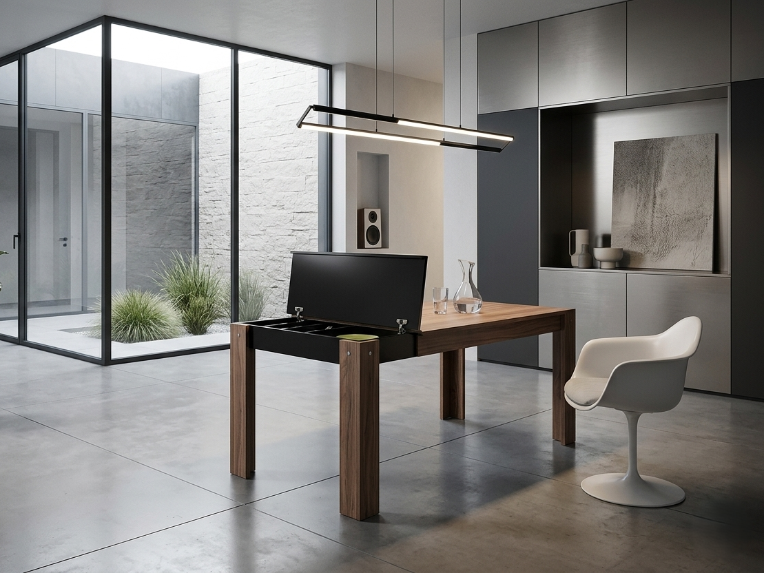 NUR LITE STORAGE DINING TABLE 160x90