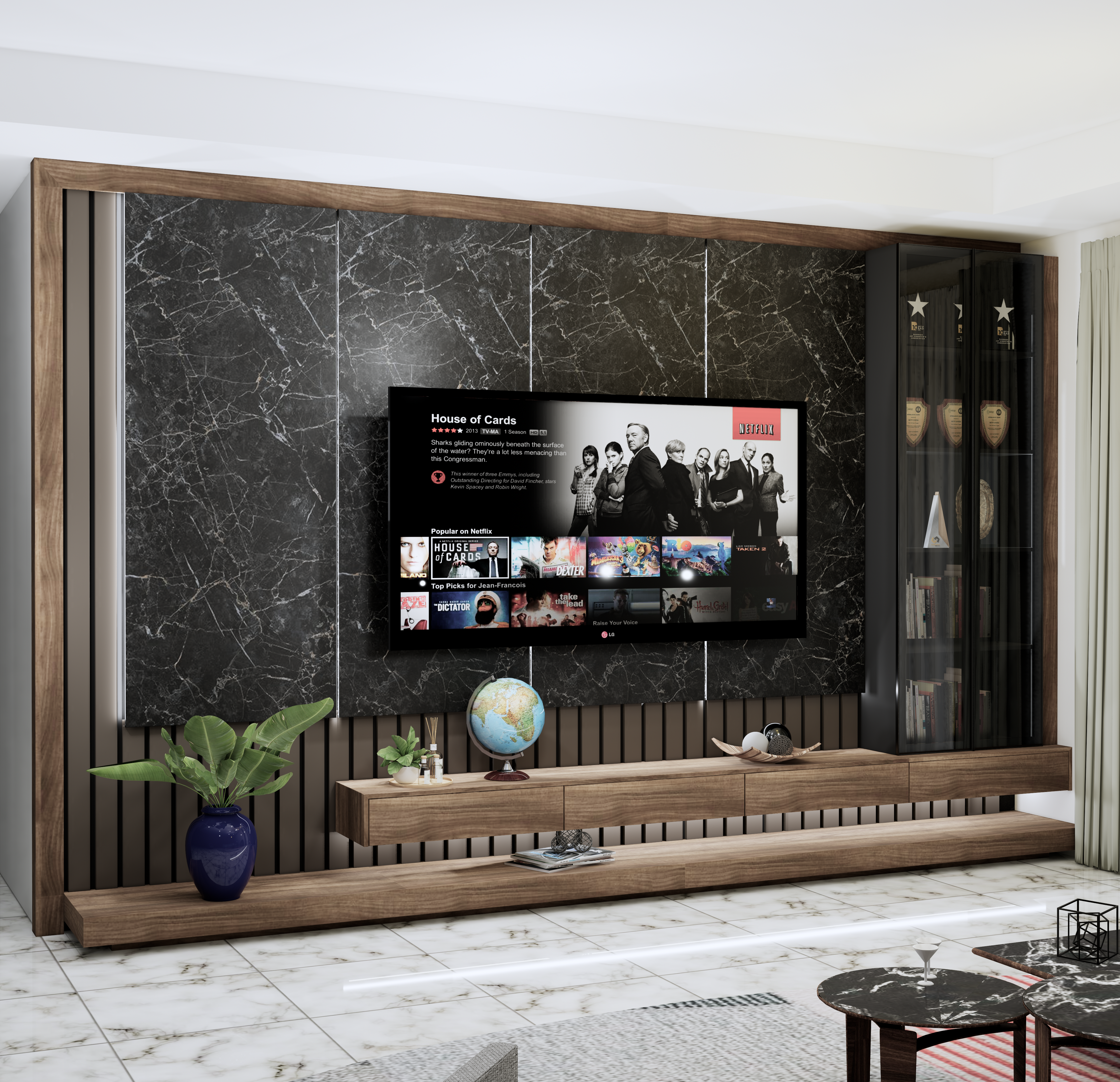 OKOLI 450 TV WALL UNIT 