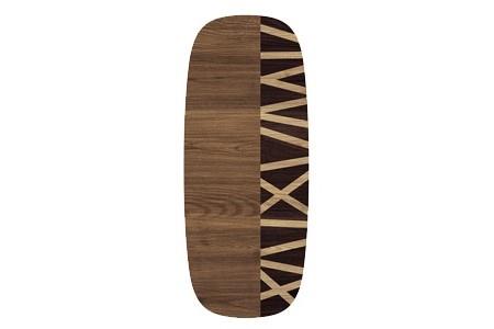 OLIVIA SOFA ARM LAPEL VALNUT MK 1370