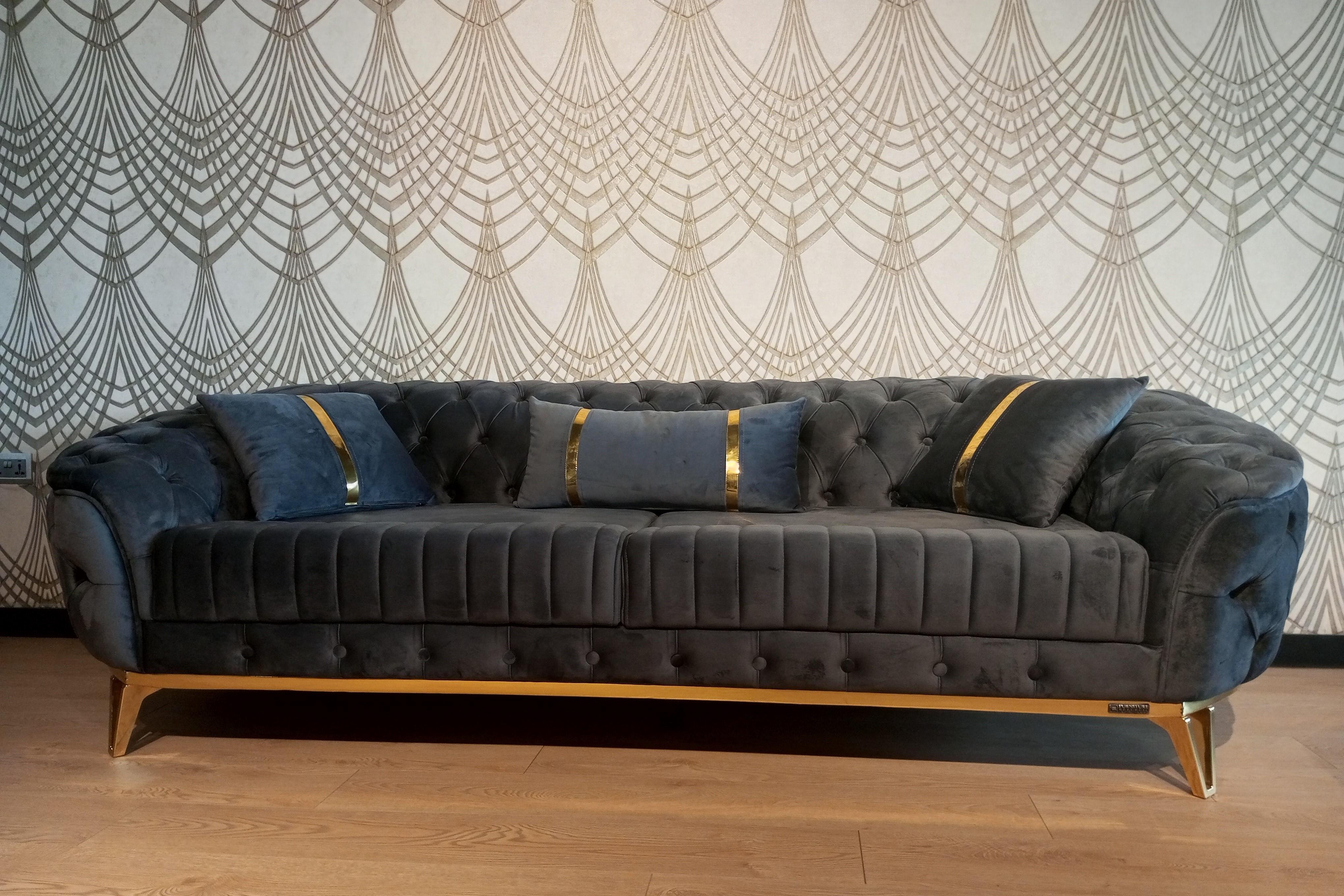 ONELIA CHESTER THREE SEATER SOFA - BABY FACE