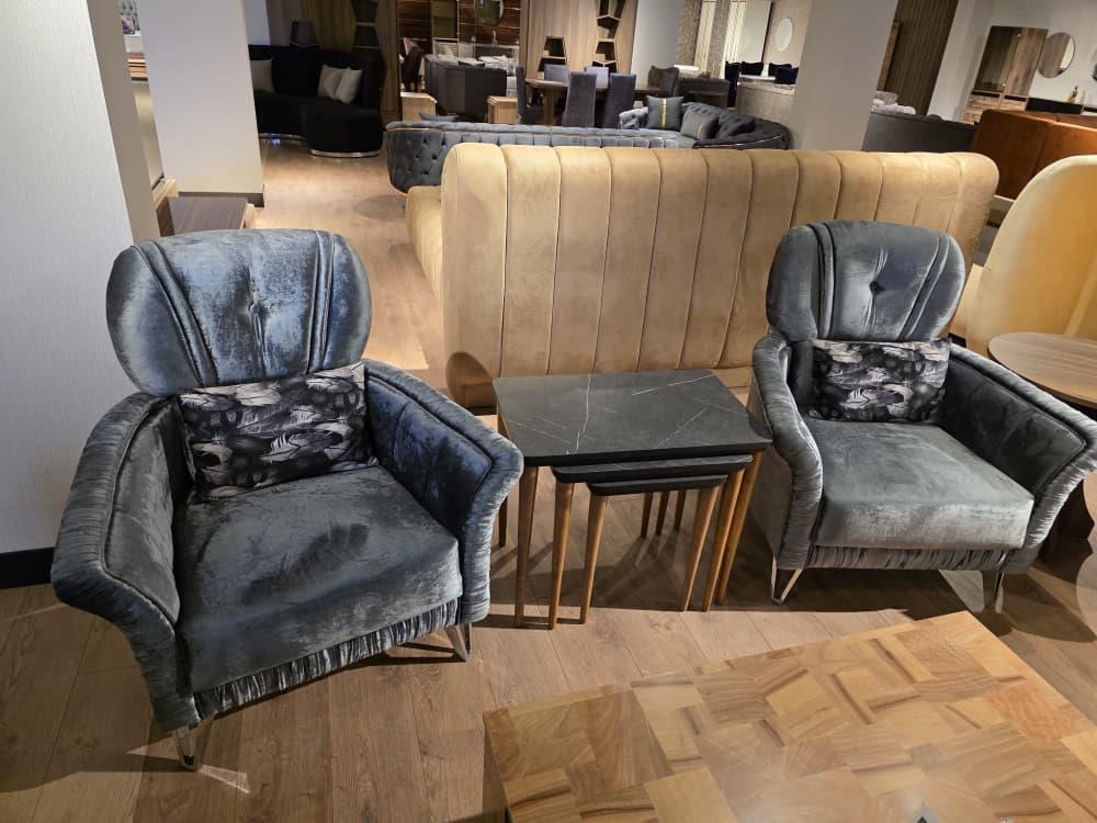 ONELIA-X CHESTER SEVEN SEATER SOFA SET - BABY FACE