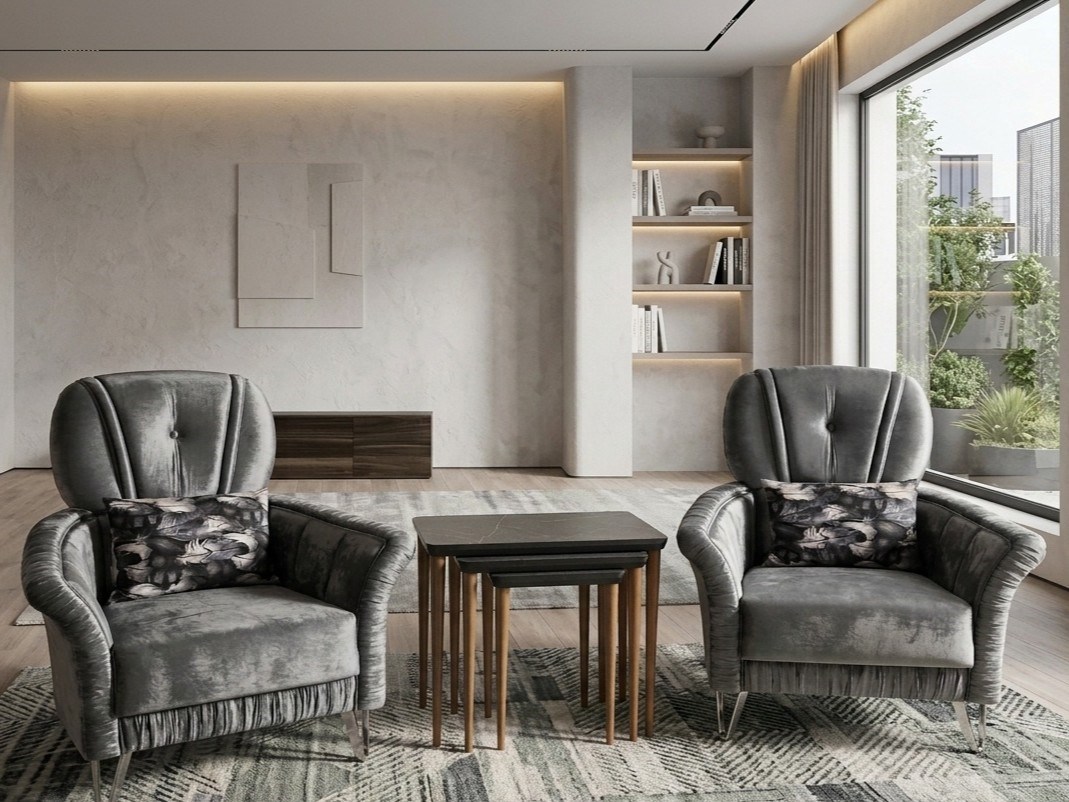 ONELIA-X CHESTER SOFA SET