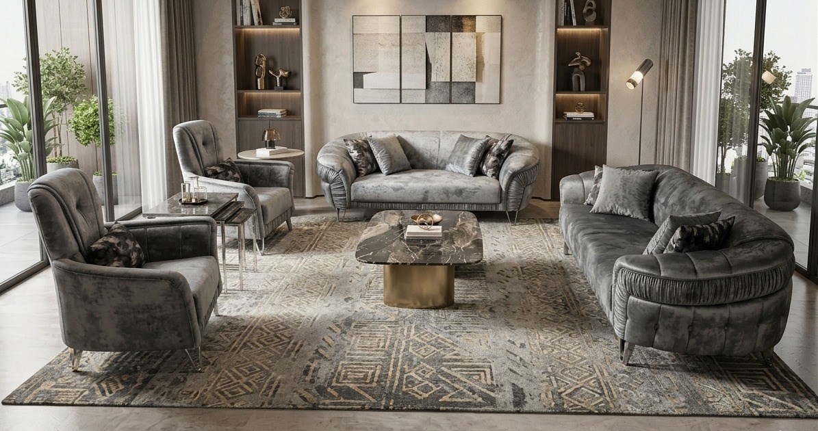 ONELIA-X CHESTER SOFA SET