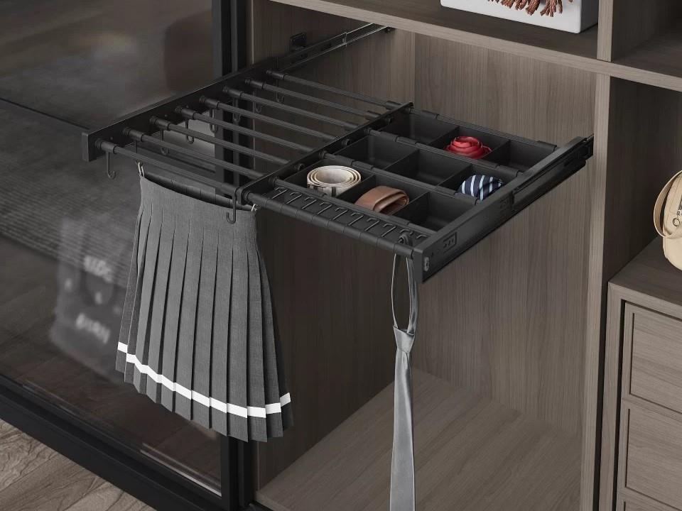 ORGANIZER & TIE TROUSER HANGER