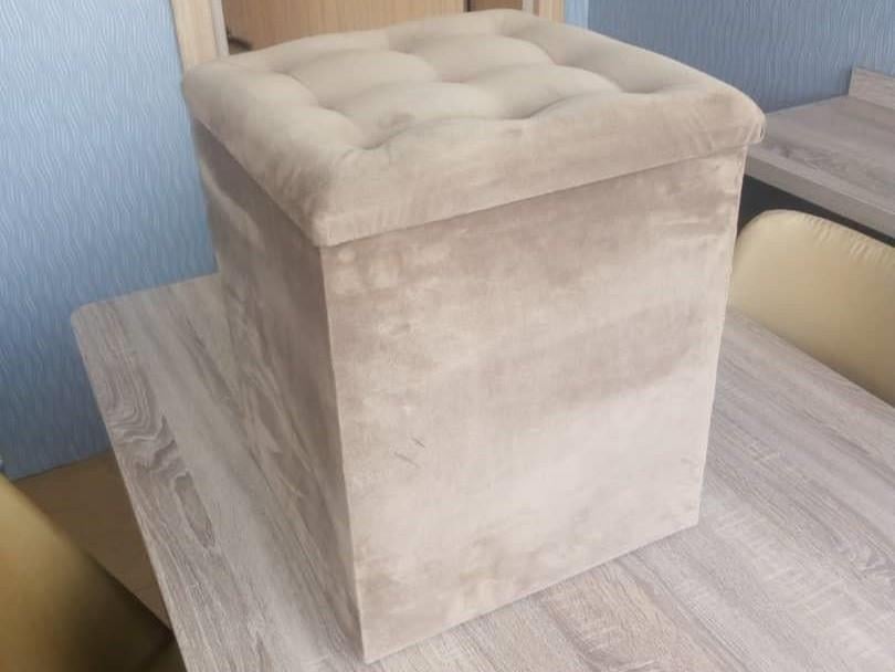 OTTOMON STORAGE POUF