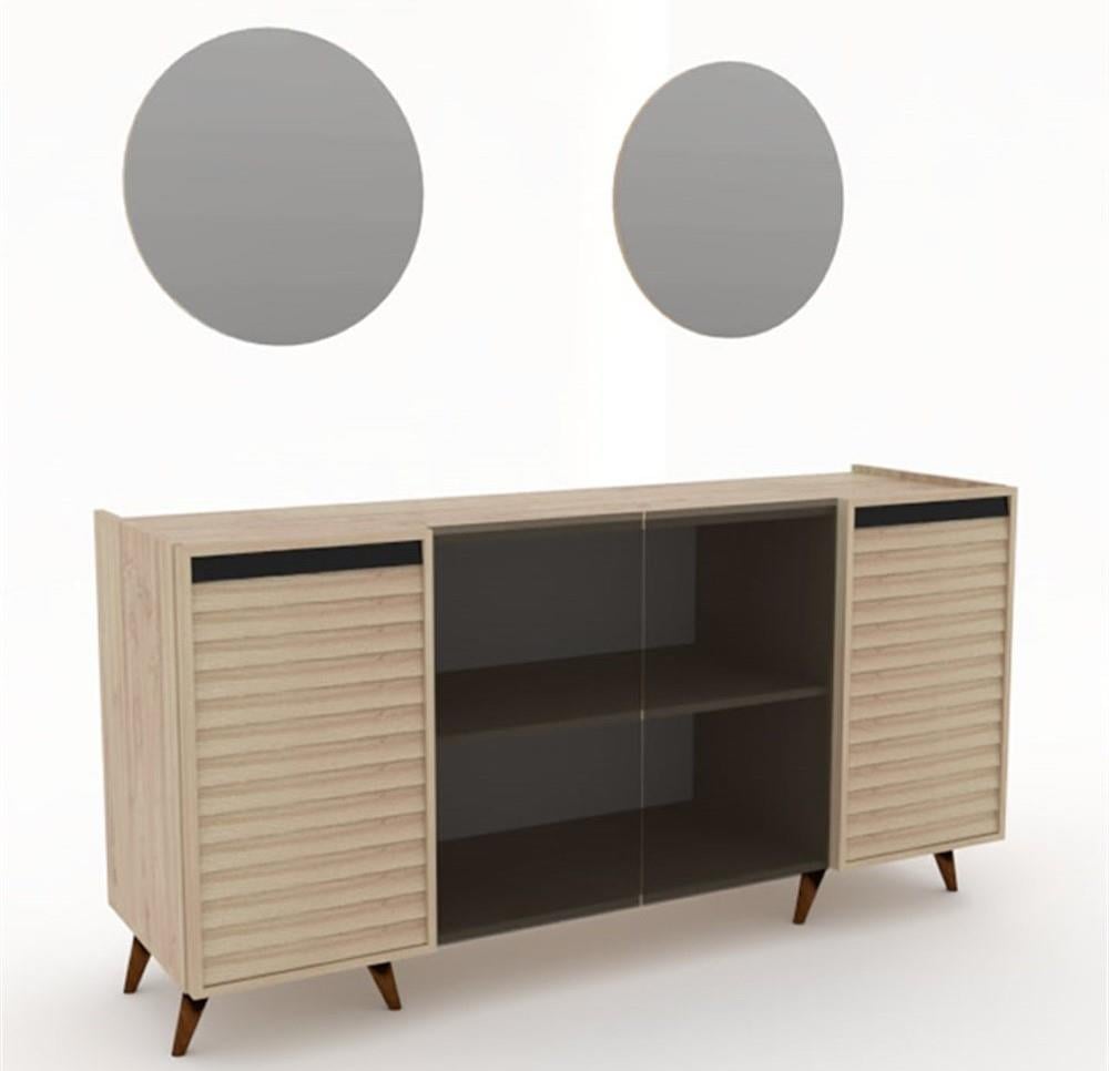 PANJUR DINING CONSOLE & MIRROR(2PCS)
