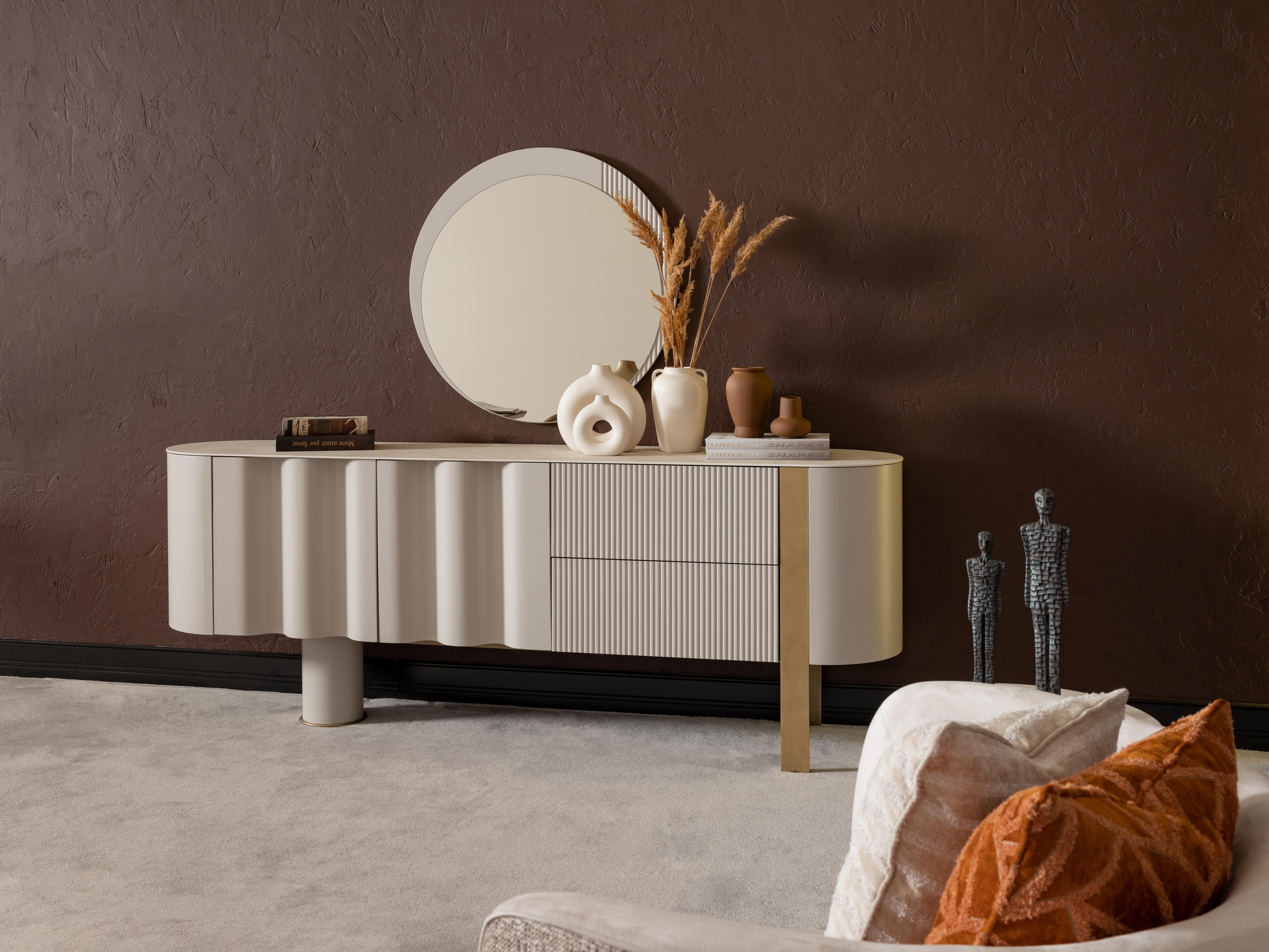 PORTO DINING CONSOLE &  MIRROR