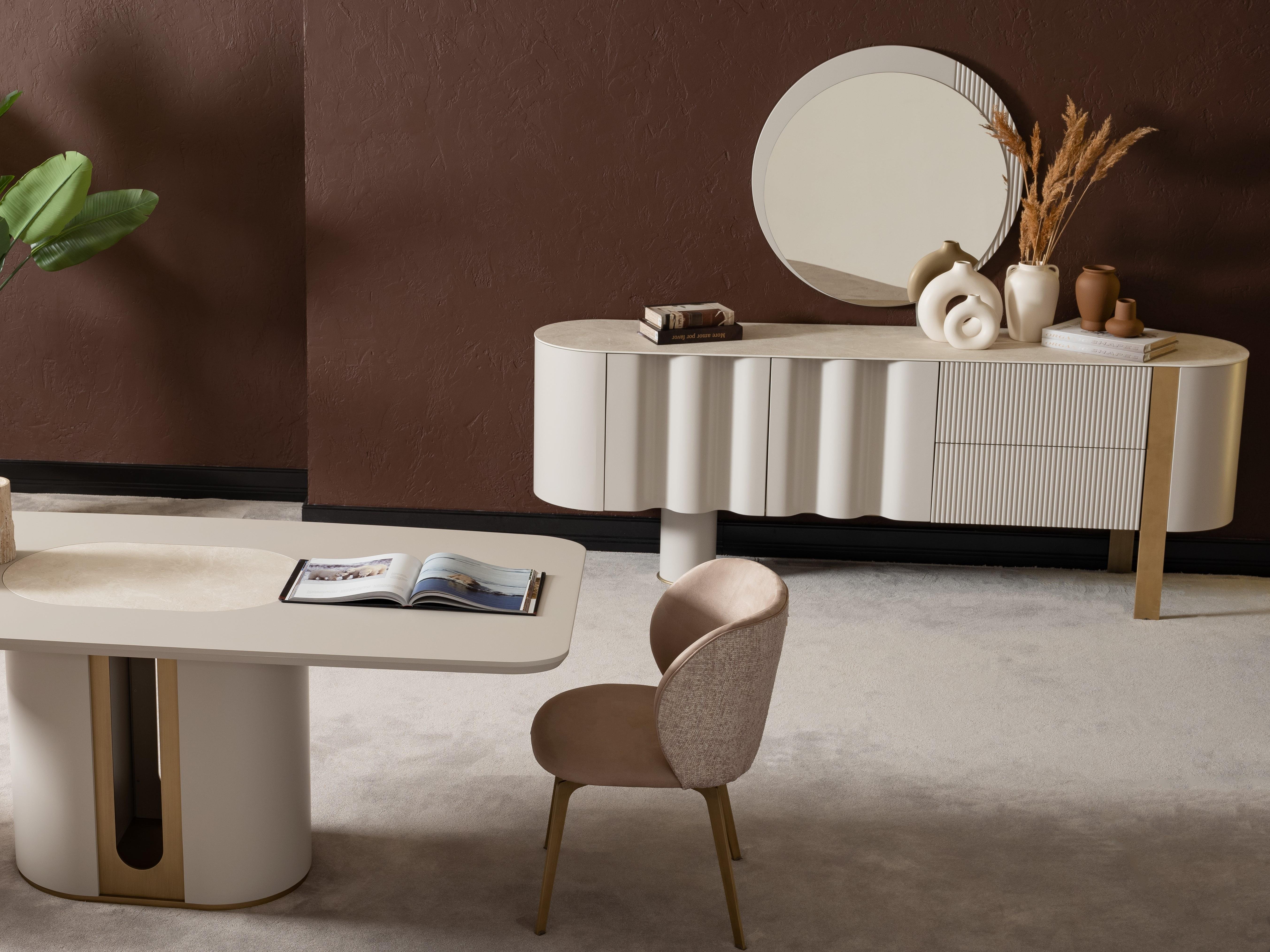 PORTO DINING CONSOLE &  MIRROR