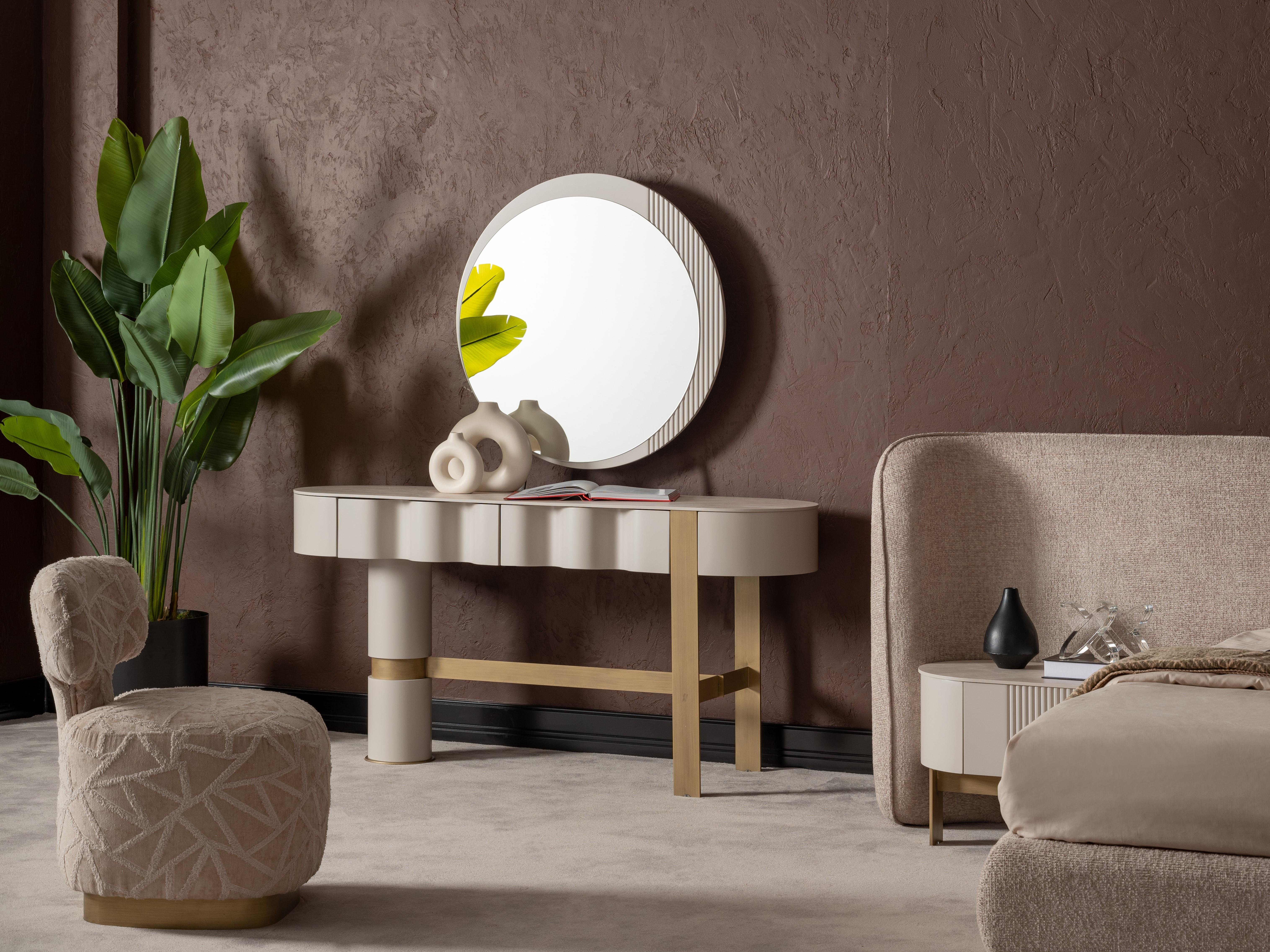 PORTO MAKE-UP TABLE & MIRROR