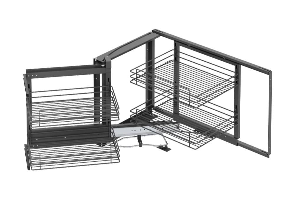 SECRET CORNER MOUNTED TO LID ANTHRACITE D:50