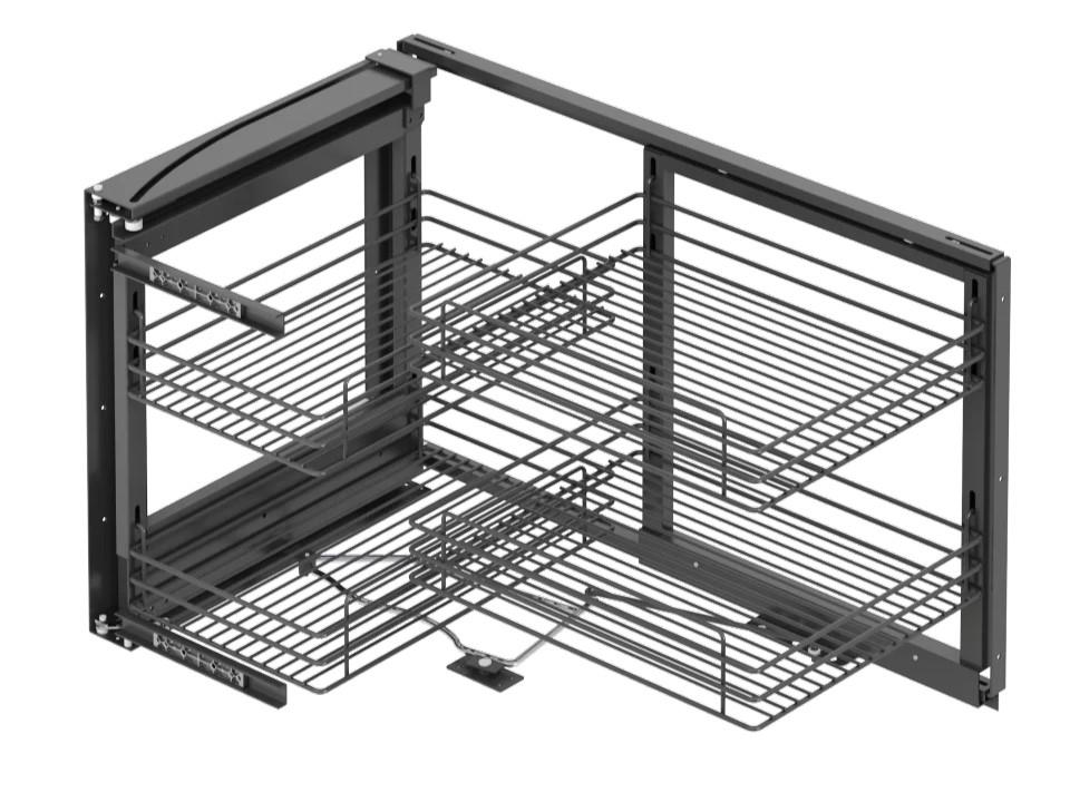 SECRET CORNER MOUNTED TO LID ANTHRACITE D:50