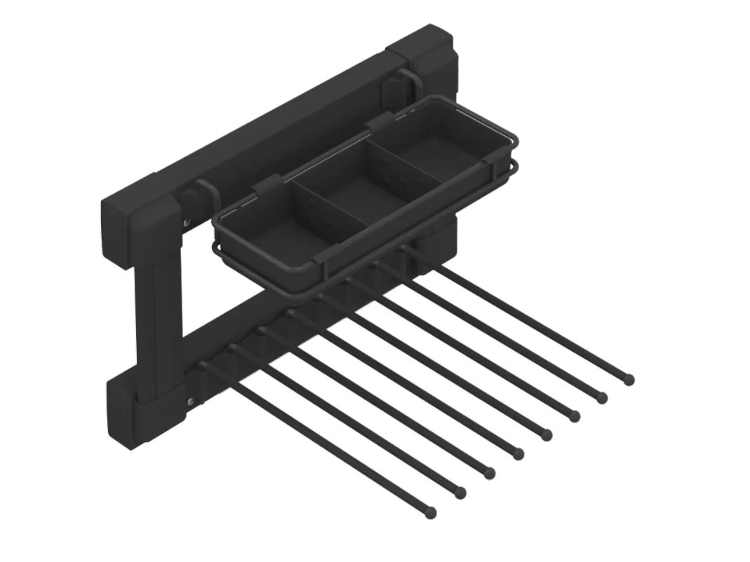 SIDE MOUNTED TROUSER RACK 40D