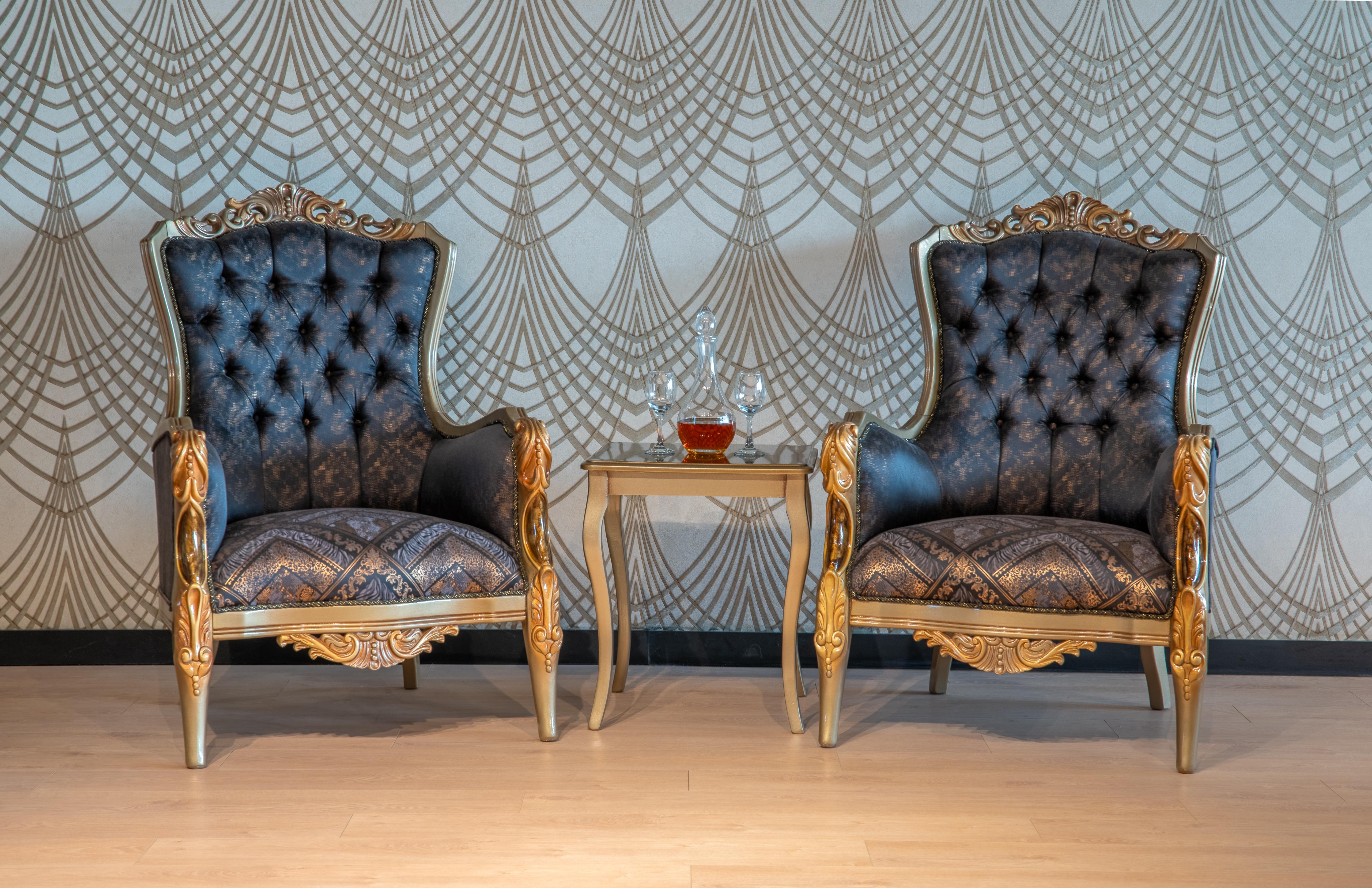 SMARTNESS SOFA SET & CENTER TABLE - SIDE STOOLS