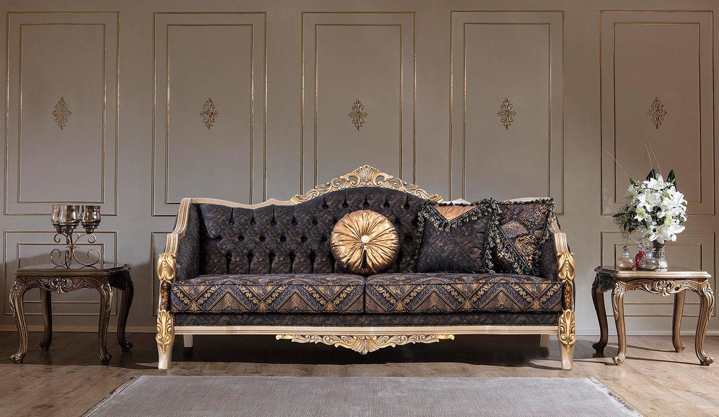 SMARTNESS SOFA SET & CENTER TABLE - SIDE STOOLS